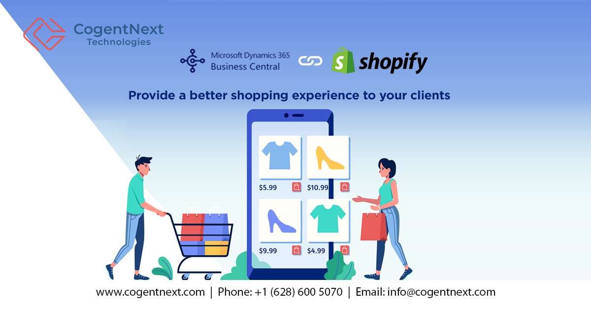microsoft dynamics 365 business central shopify