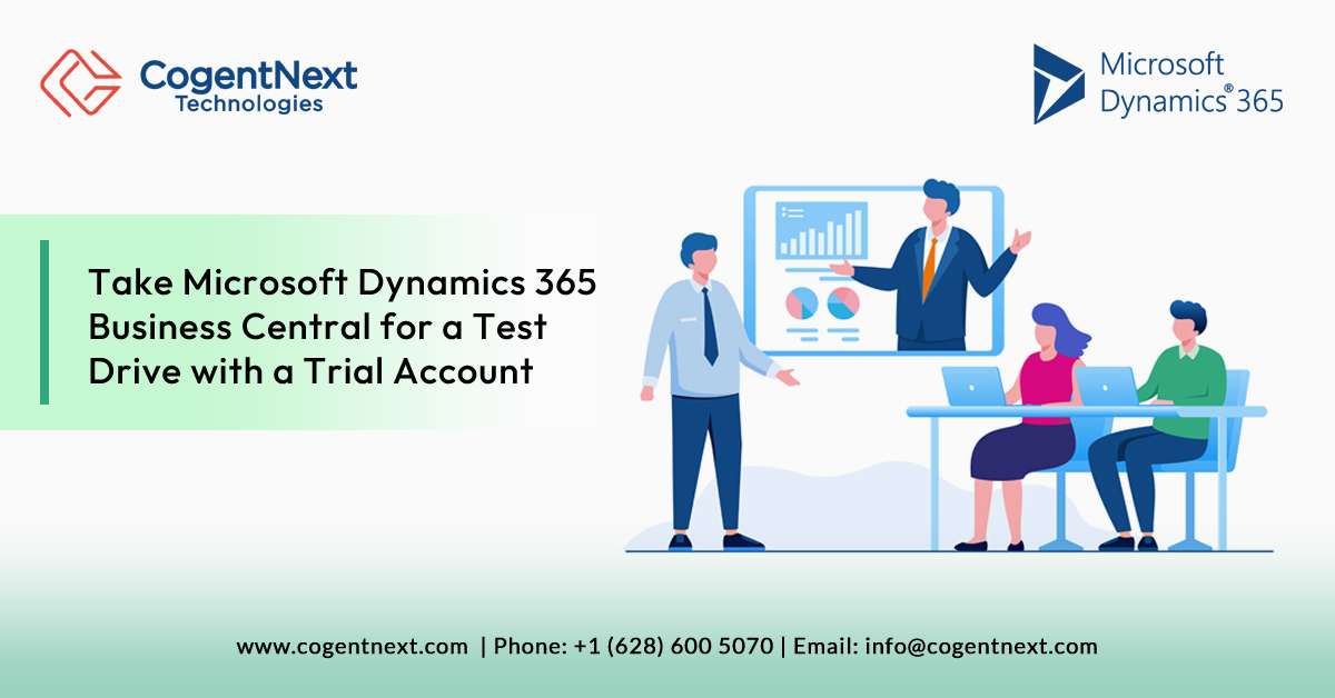 Take Microsoft Dynamics 365 Business Central for a Test Drive with a Trial Account