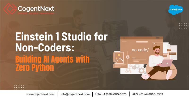 Einstein 1 Studio for Non-Coders: Building AI Agents with Zero Python