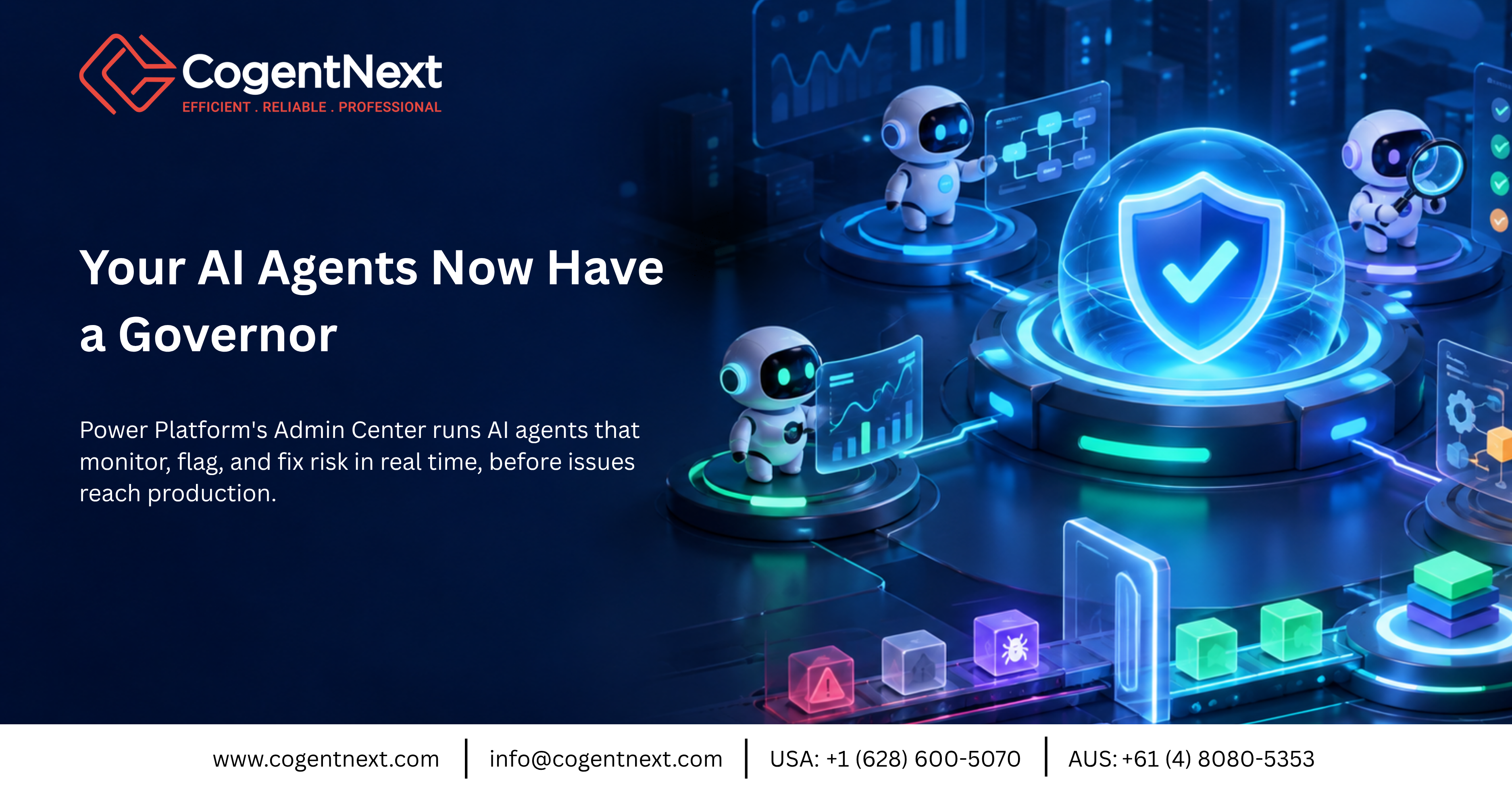 Power Platform Admin Center AI agents monitoring and governing risk